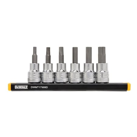 Stanley 0.375 in. Drive SAE Hex Socket Set 114298